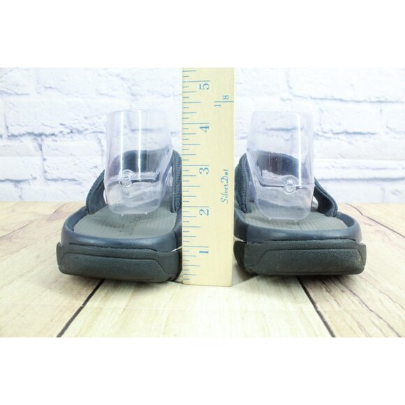 LL Bean Swift River Sport Flip Flops Carbon Navy Size 11 M main image 5